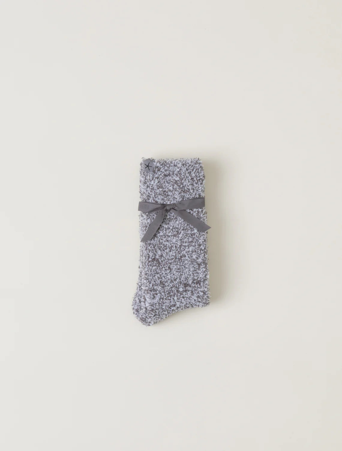 CozyChic Heathered Socks (Charcoal/White)