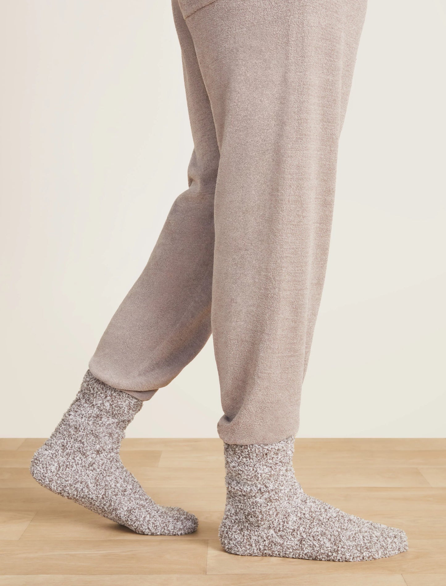CozyChic Heathered Socks (Charcoal/White)