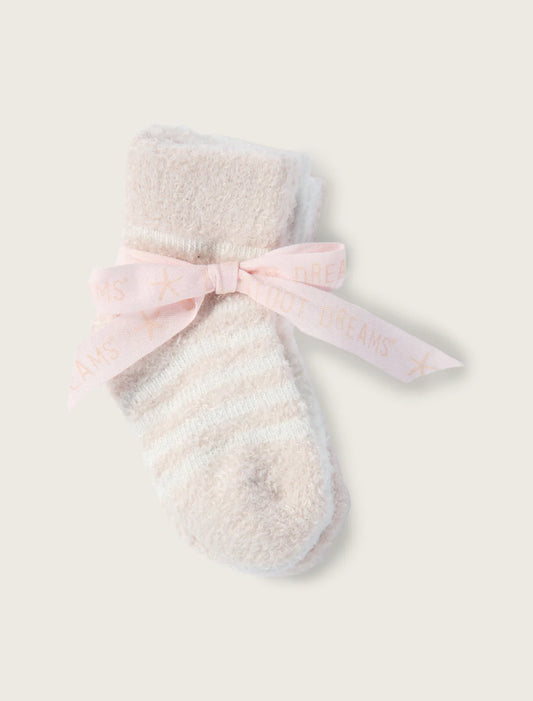 Infant Socks 3-pack (Pink/Pearl)