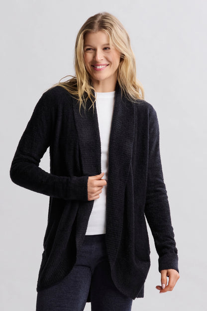 CozyChic Lite Circle Cardi (Black)