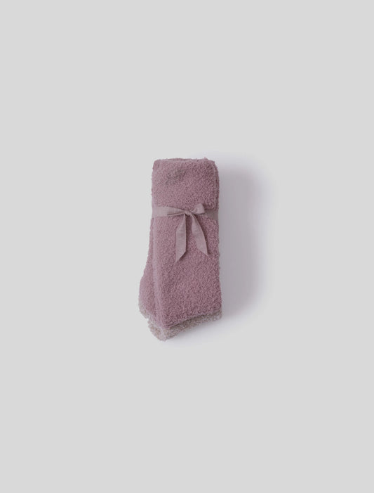 Socks 2 Pk - Teaberry/Stone